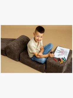 Børn Meowbaby Foam Sæt 4 Elementer Kraftig Fløjl, Brun