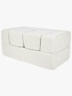 Børn Meowbaby Børnemøbler-Play Bearly Cube  Bygbar Sofa, Cremefarvet