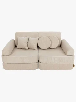 Børn Meowbaby Play Pocket  Bygbar Sofa, Ecru