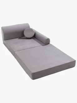 Børn Meowbaby Børnemøbler-Play Premium Slimcord  Bygbar Sofa, Grå
