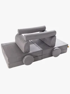 Børn Meowbaby Børnemøbler-Play Premium Slimcord  Bygbar Sofa, Grå