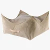 Børn Meowbaby Børnemøbler-Puf Kvadrat Slimcord, Sandfarvet