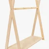 Børn Meowbaby Børnemøbler-Tipi Tøjstativ L, Natur
