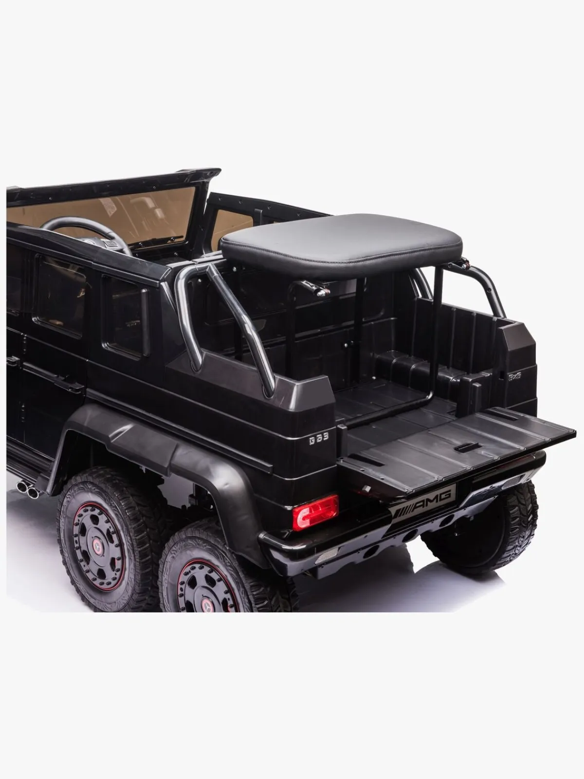 Elbiler & -Køretøjer|Mercedes Benz G63 6X6 Elbil, Sort