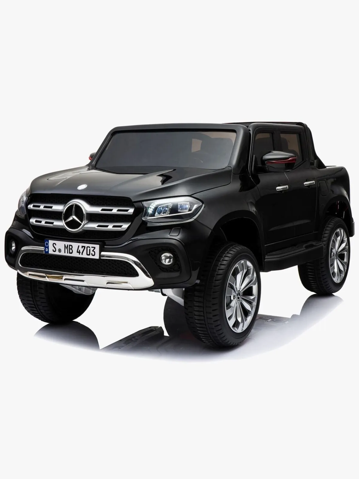 Mercedes Elbiler & -Køretøjer-X-Class Elbil, Sort