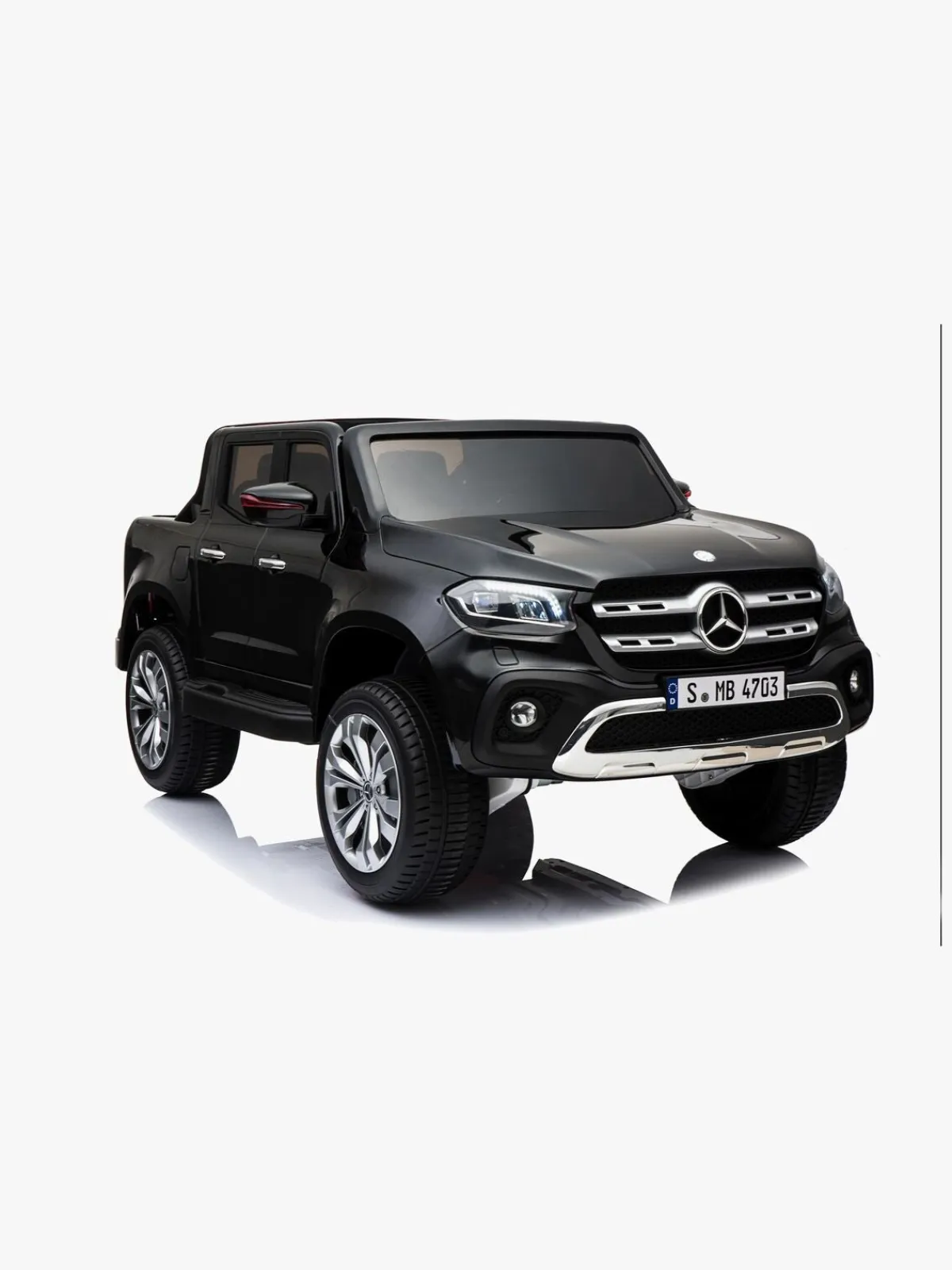 Mercedes Elbiler & -Køretøjer-X-Class Elbil, Sort