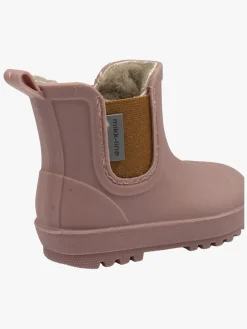 Gummistøvler|MikkLine Mikk-Line  Forede Gummistøvler Uldblanding, Twilight Mauve