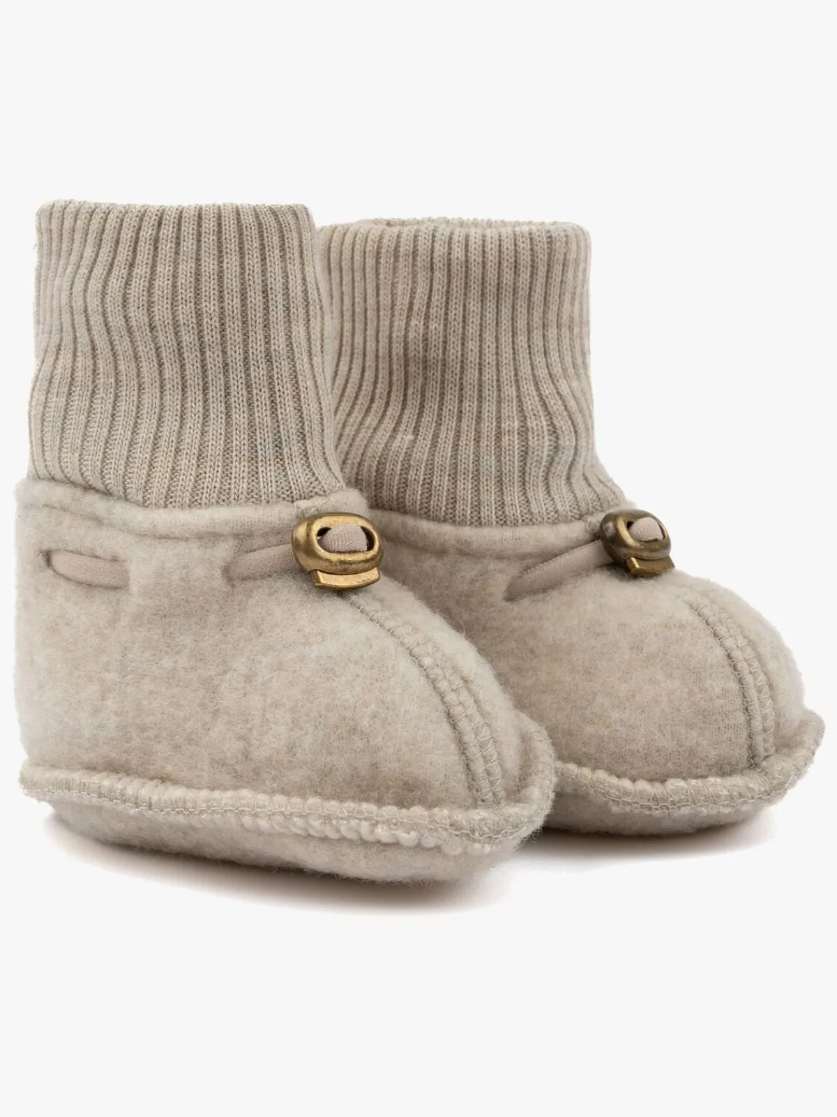 Børn MikkLine Mikk-Line Futter Merinould, Melange Offwhite