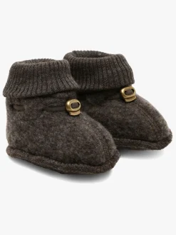 Hjemmesko|MikkLine Mikk-Line Futter Merinould, Dark Brown Melange