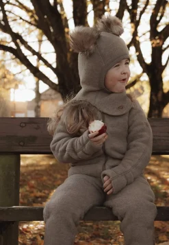 Børn MikkLine Mikk-Line Ulddragt Merino, Melange Denver
