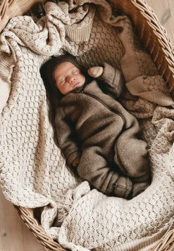 Børn MikkLine Mikk-Line Ulddragt Merino, Melange Denver