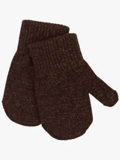 Børn MikkLine Mikk-Line Vanter Uldblanding 3-pak, French Roast-Black-Antrazite