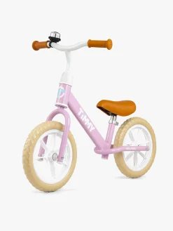 Cykler|MillyMally Milly Mally Løbecykel Timmy 12 Tommer, Pink Brun/Lyserød/Hvid