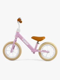 Cykler|MillyMally Milly Mally Løbecykel Timmy 12 Tommer, Pink Brun/Lyserød/Hvid