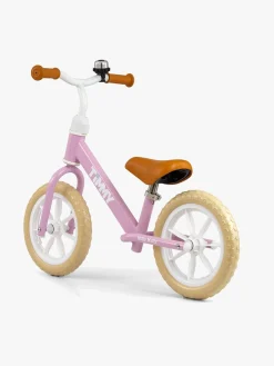 Cykler|MillyMally Milly Mally Løbecykel Timmy 12 Tommer, Pink Brun/Lyserød/Hvid