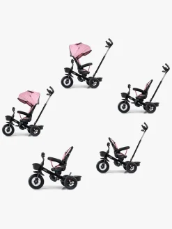 MillyMally Milly Mally Movi 5-i-1 Trehjulet Cykel, Sort/Lyserød