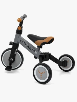 MillyMally Milly Mally Optimus 3-i-1 Trehjulet Cykel, Grå