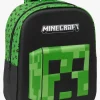 Tasker|Minecraft 3D Mini Rygsæk 6L, Blå/Grøn
