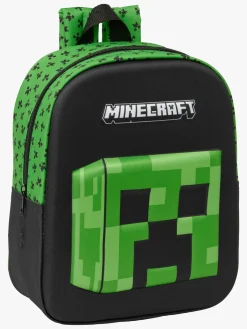 Tasker|Minecraft 3D Mini Rygsæk 6L, Blå/Grøn