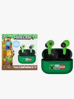 OTLTechnologies Minecraft Høretelefoner In-Ear TWS, Grøn