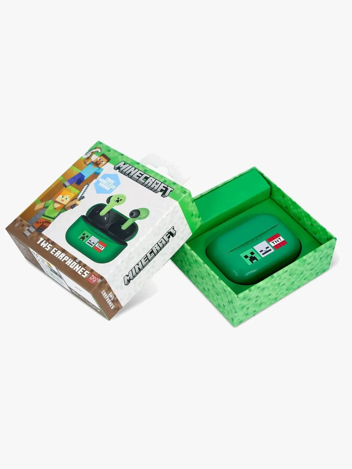 OTLTechnologies Minecraft Høretelefoner In-Ear TWS, Grøn
