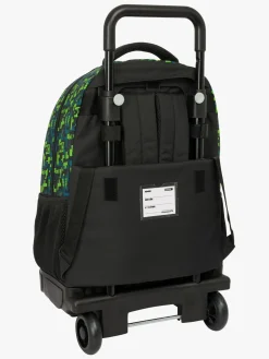 Tasker|Minecraft Trolley Kuffert 33L TNT, Blå/Grøn