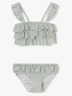 Børn MiniATure MINI A TURE Giulia Bikini, Print Green Bay