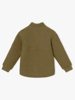 Børn MiniATure MINI A TURE Saleh Fleecetrøje, Capers Green