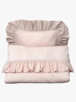 Børn MiniDreams Mini Dreams Frill Sengesæt 100x130, Pink