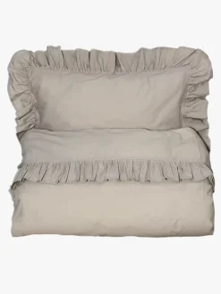 Børn MiniDreams Mini Dreams Frill Sengesæt 100x130, Sandfarvet