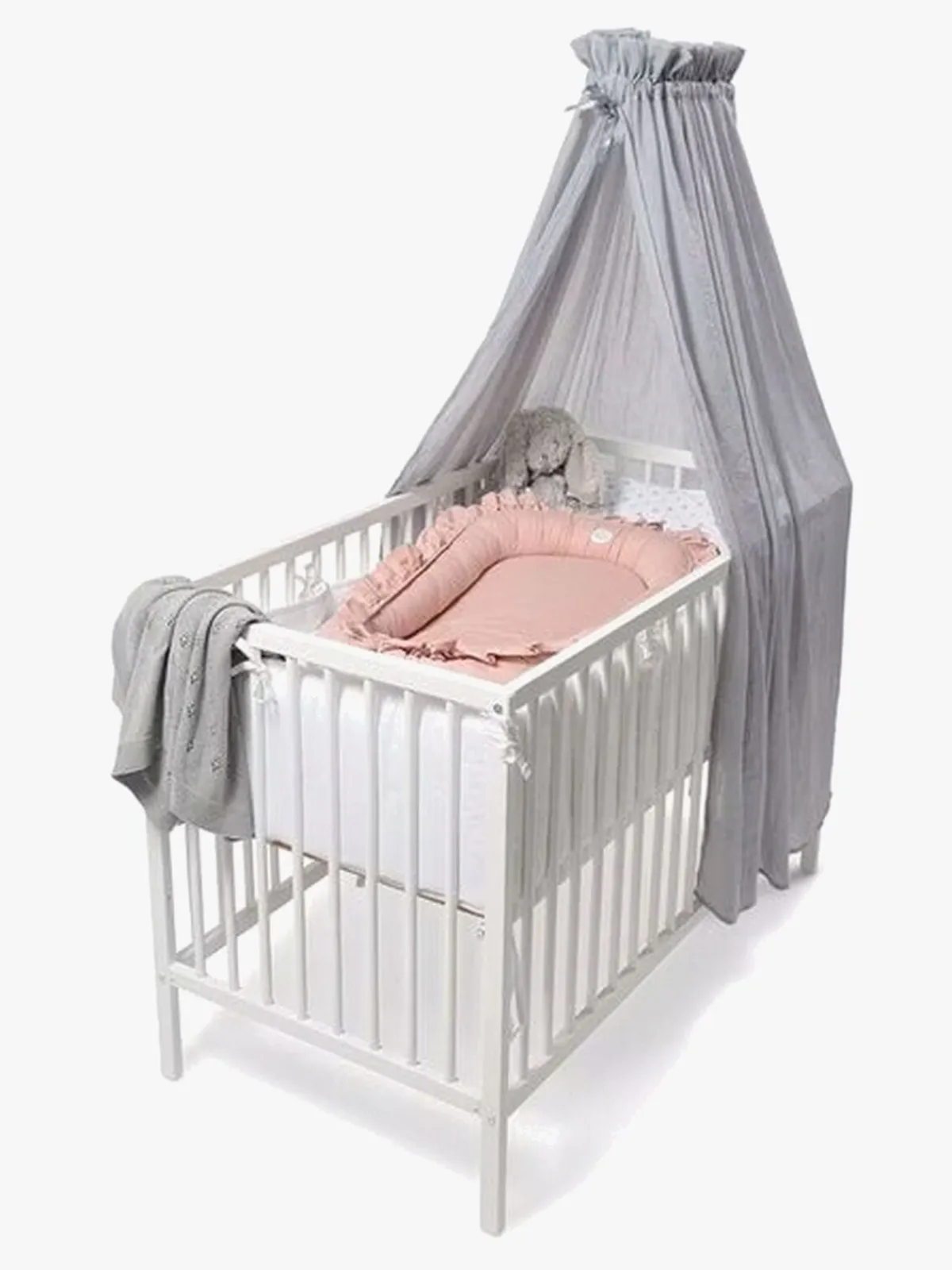 Børnesenge & Tilbehør|MiniDreams Sengehimmel, Grå