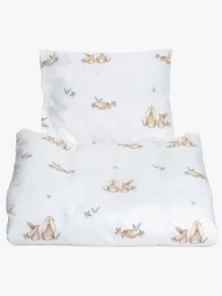 Børn MiniDreams Sengesæt Tremmeseng 100x130 Bunny, Hvid