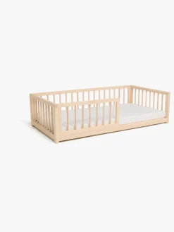 Børn Minitude Børnesenge & Tilbehør-DYLAN Juniorseng inkl. BabyMatex Madras Carpathia 70x140, Natur