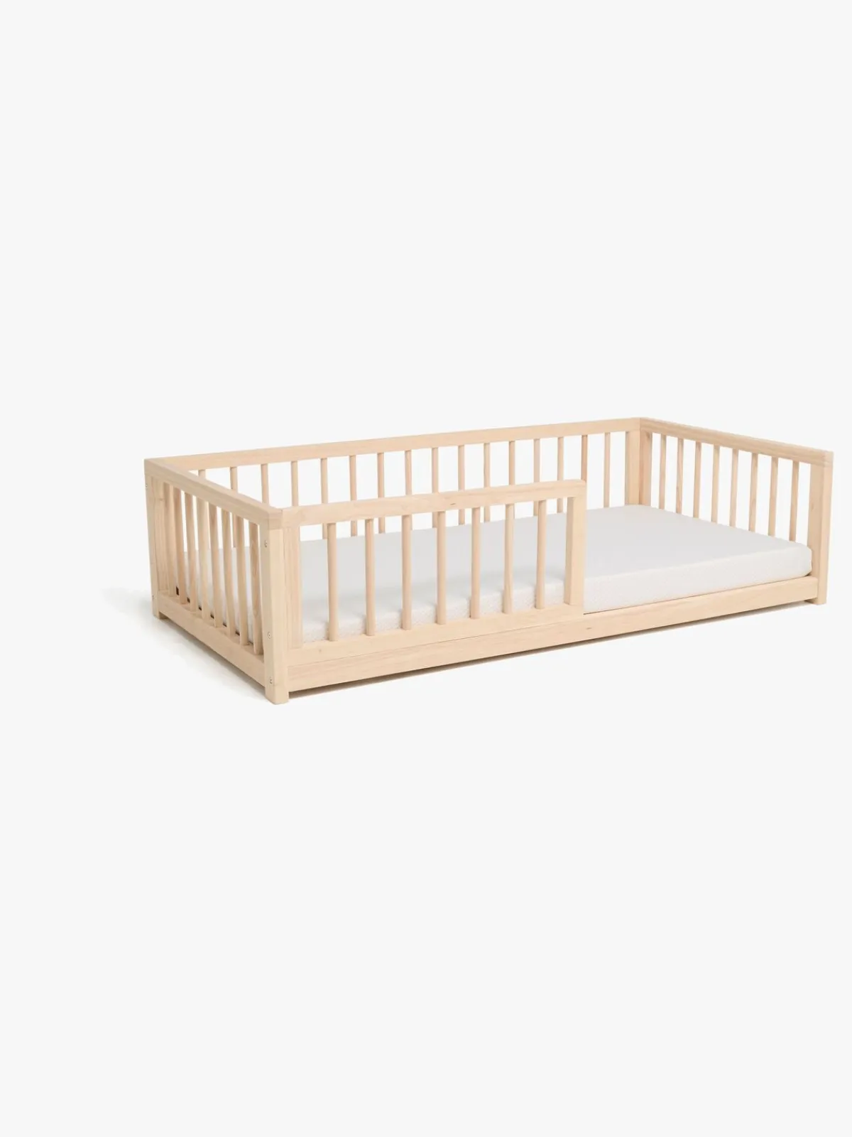 Børn Minitude Børnesenge & Tilbehør-DYLAN Juniorseng inkl. BabyMatex Madras Carpathia 70x140, Natur