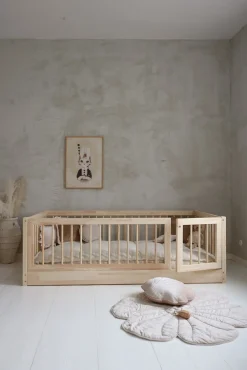 Børn Minitude JULIAN Junior-/Montessori-seng 100x200, Natur
