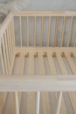 Børn Minitude JULIAN Junior-/Montessori-seng 100x200, Natur