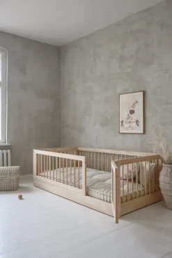 Børn Minitude JULIAN Junior-/Montessori-seng 100x200, Natur