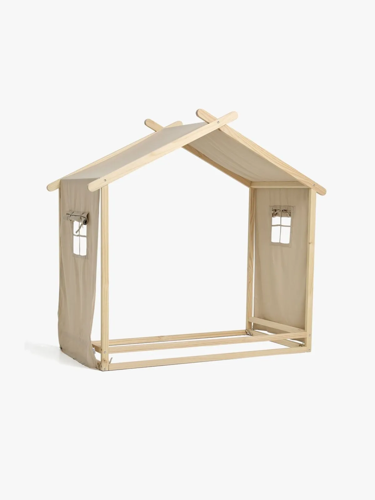 Børn Minitude Børnesenge & Tilbehør-LEVI Junior-/Montessori-seng 70x140, Natur