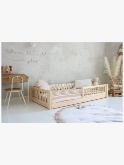 Børn Minitude Børnesenge & Tilbehør-LEWIS Junior-/Montessori-seng 80x160, Natur