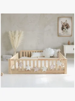 Børn Minitude MILES Junior-/Montessori-seng 140x200, Natur