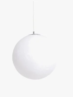 Børn Minitude MOON Loftslampe 30 cm, Hvid