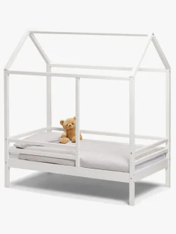 Børn Minitude Børnesenge & Tilbehør-Nordic Jax Husseng 70x140 & BabyMatex Madras Carpathia + Sengeskuffe, Hvid