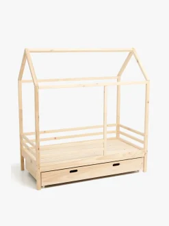 Børn Minitude Børnesenge & Tilbehør-Nordic Jax Juniorseng 70x140 inkl. Sengeskuffe, Natur