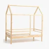 Børnesenge & Tilbehør|Minitude Nordic Jax Juniorseng 70x140 og BabyMatex Softi Plus Madras, Natur