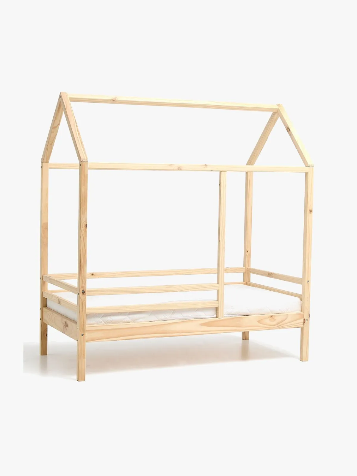 Børnesenge & Tilbehør|Minitude Nordic Jax Juniorseng 70x140 og BabyMatex Softi Plus Madras, Natur
