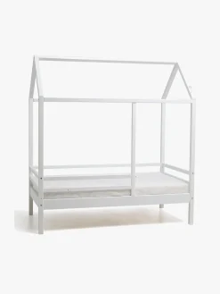 Børnesenge & Tilbehør|Minitude Nordic Jax Juniorseng med BabyMatex Madras Carpathia 70x140, Hvid