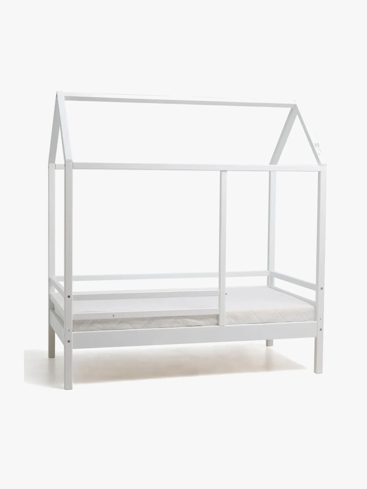 Børnesenge & Tilbehør|Minitude Nordic Jax Juniorseng med BabyMatex Madras Carpathia 70x140, Hvid