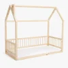 Børn Minitude Nordic MASON Juniorseng, Natur med BabyMatex Carpathia Madras 70x160 cm