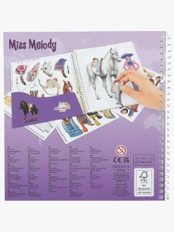 MissMelody Miss Melody Dress Me Up Klistermærkebog Around The World