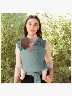 Moby Bæreseler, Strækvikler & Bærestole-Waffle Knit Strækvikle, Saguaro
